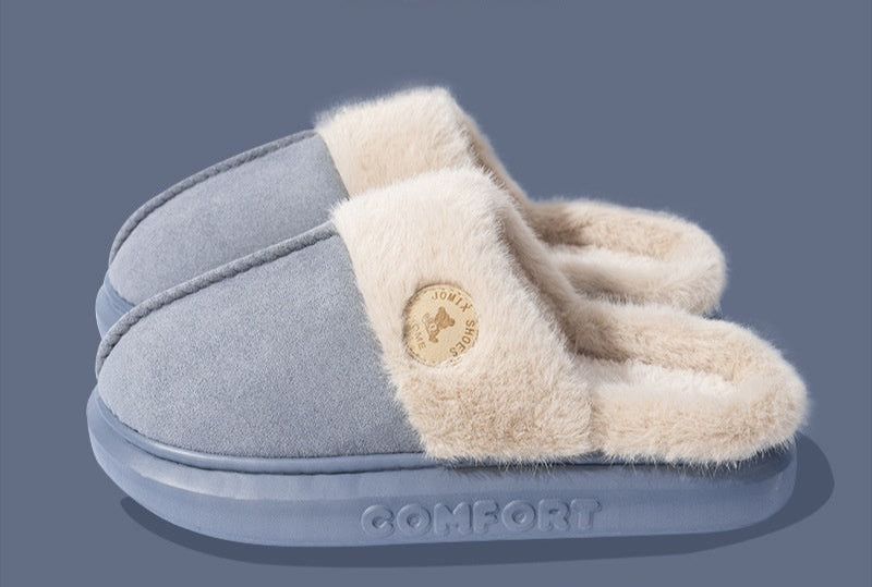 FleeceNest – zimní domácí pantofle s fleecovou podšívkou