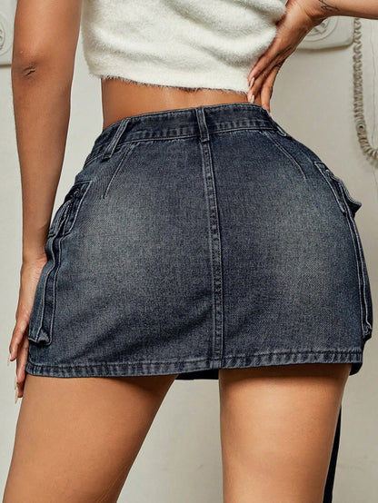 Utility Chic cargo skirt