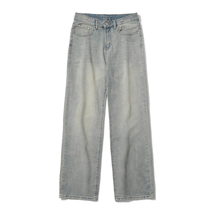 Retrovibe – volné rovné džíny s širokými nohavicemi