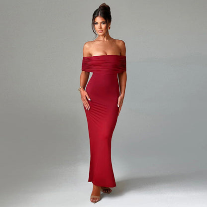 Glamour Backless – elegantní šaty s odhalenými rameny