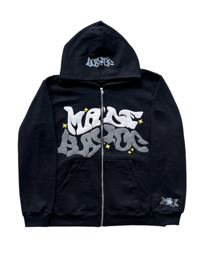 Camovo – unisex mikina s kapucí a potiskem