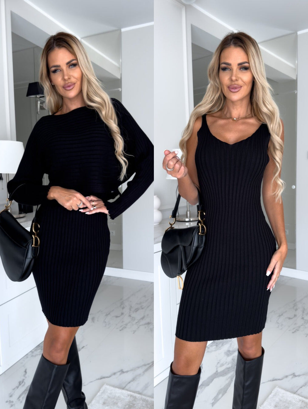Urban Chic Duo – komplet s topem a přiléhavými šaty