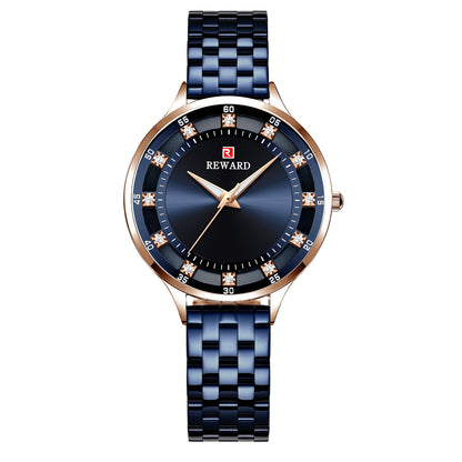 EleganciaShell – dámské hodinky s diamantovým ciferníkem