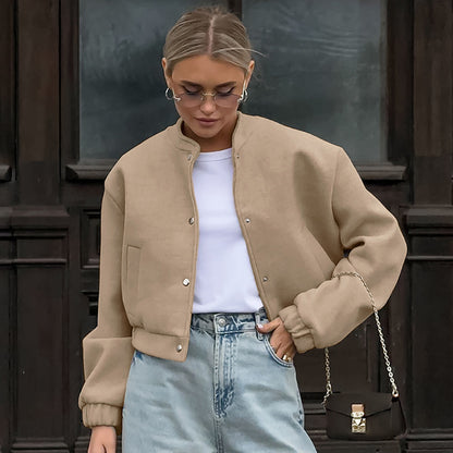 Calviera – elegantní vlněná bunda s kapsami