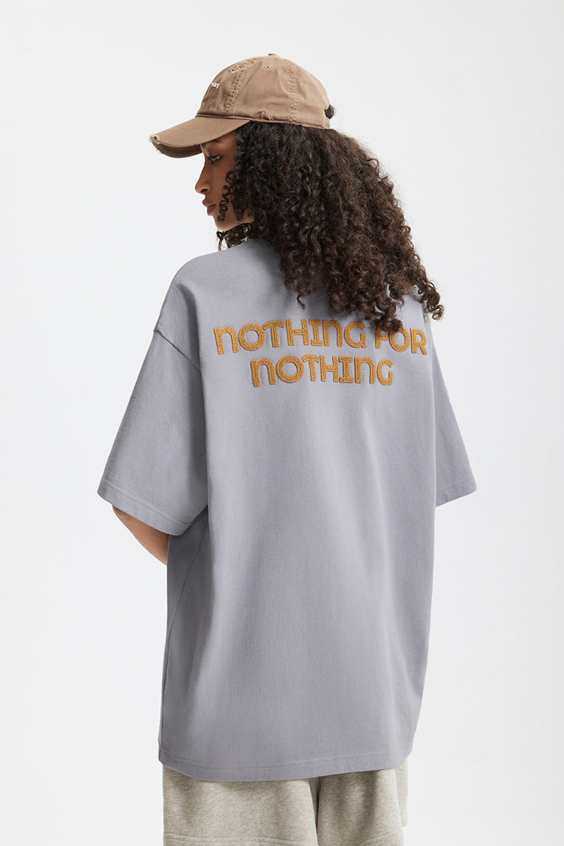 Lintavo – unisex tričko s vyšívaným límcem a krátkým rukávem