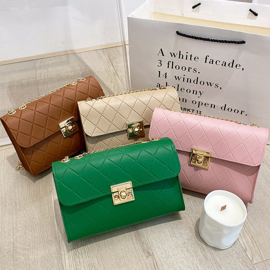 CheckLuxe – dámská kabelka přes rameno s kostkovaným vzorem