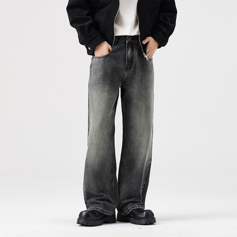 Americké džíny s širokými nohavicemi pro muže