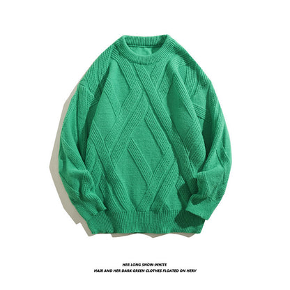 Pánský svetr ze ztluštěné základní vlny