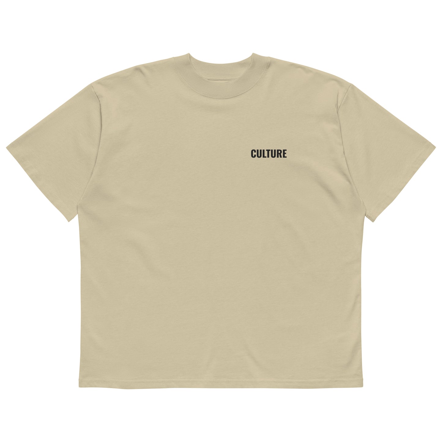 Culture Tee – Oversized High Neck