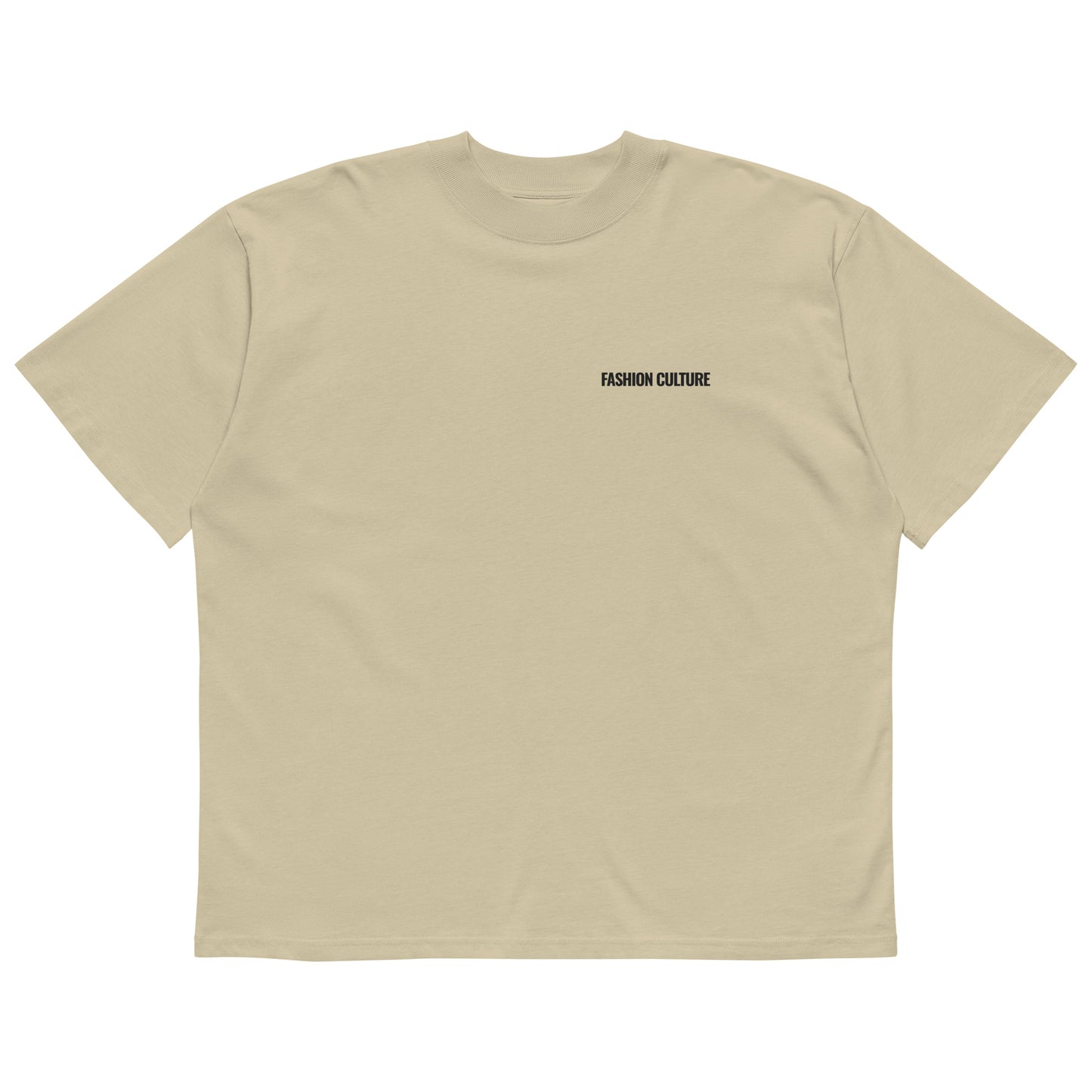 Fashion Culture Tee – Oversized High Neck