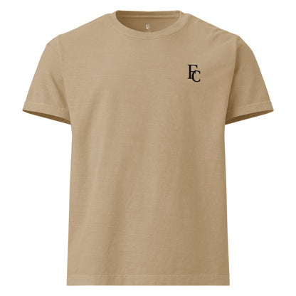 FC Monogram Tee – Oversized Garment-Dyed