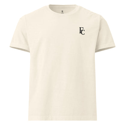 FC Monogram Tee – Oversized Garment-Dyed